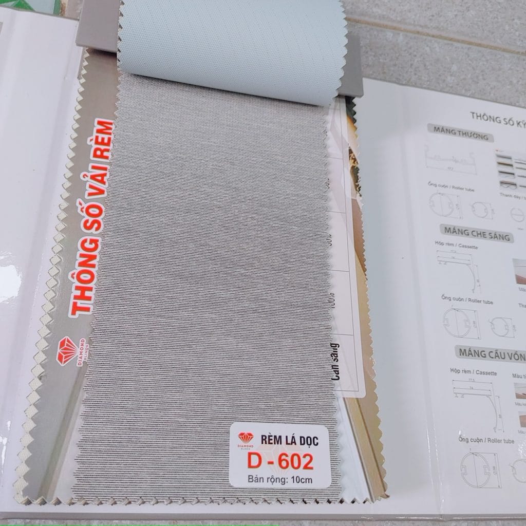 Rèm Lá Dọc Vân Sọc Ngang Diamond