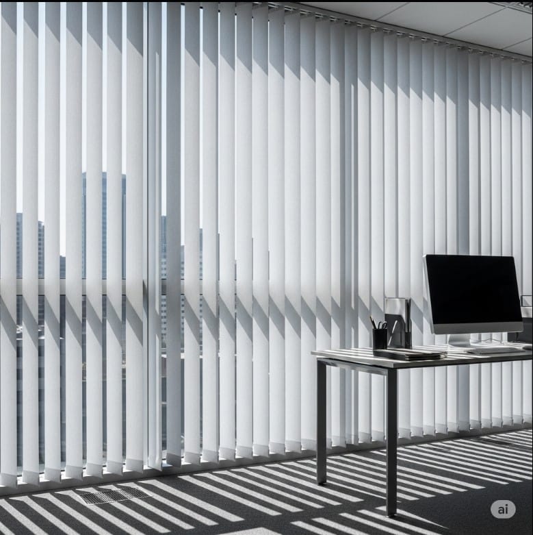 Rèm Lá Dọc Trơn Diamond