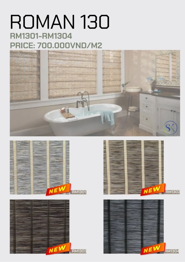 Rèm Roman Sợi Nằm Ngang