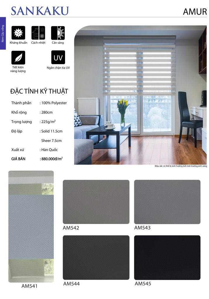 Rèm Cầu Vồng Sankaku Amur