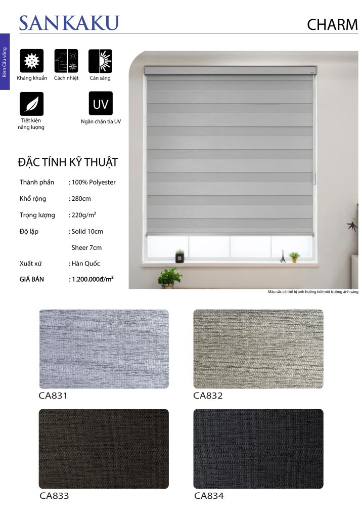 Rèm Cầu Vồng SanKaku Charm