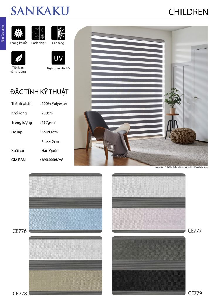 Rèm Cầu Vồng SanKaku Children