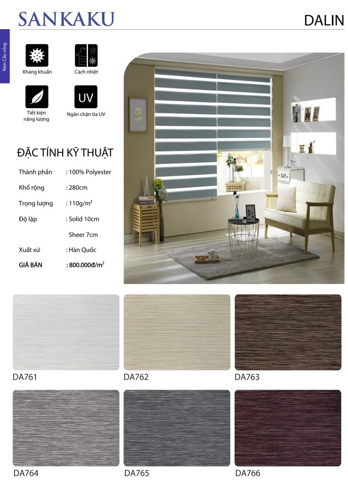 Rèm Cầu Vồng SanKaku Dalin