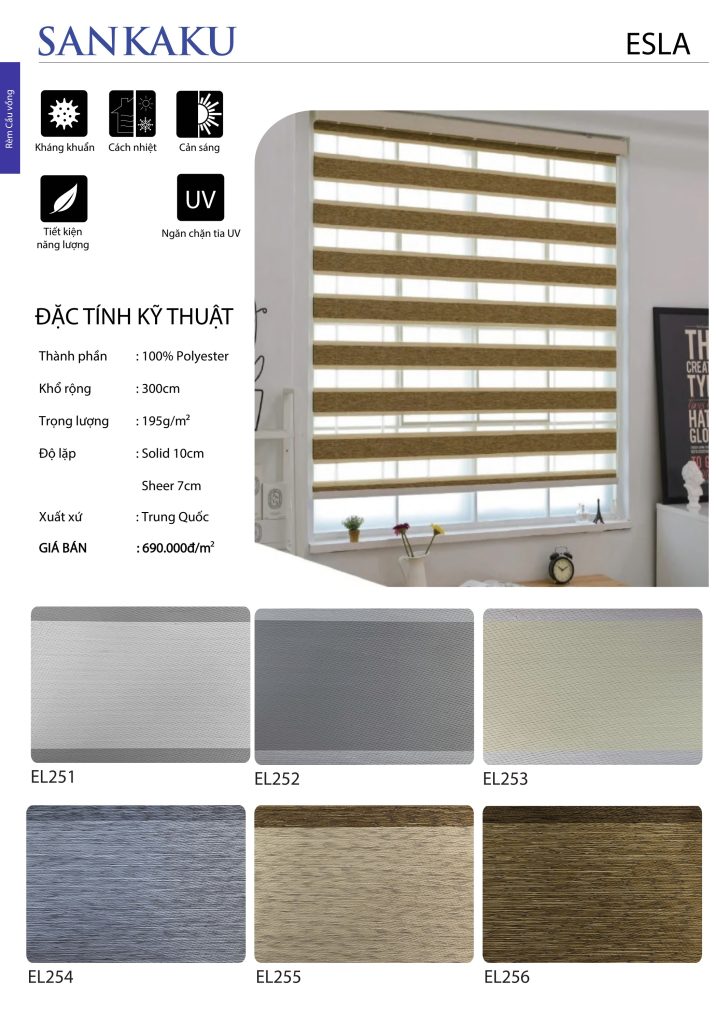 Rèm Cầu Vồng SKK Esla