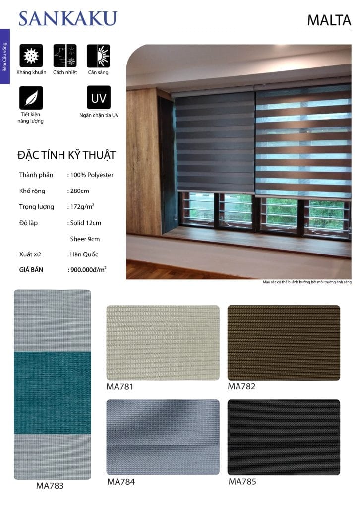 Rèm Cầu Vồng SKK MALTA