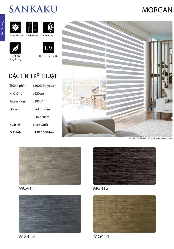 Rèm Cầu Vồng SKK MORGAN