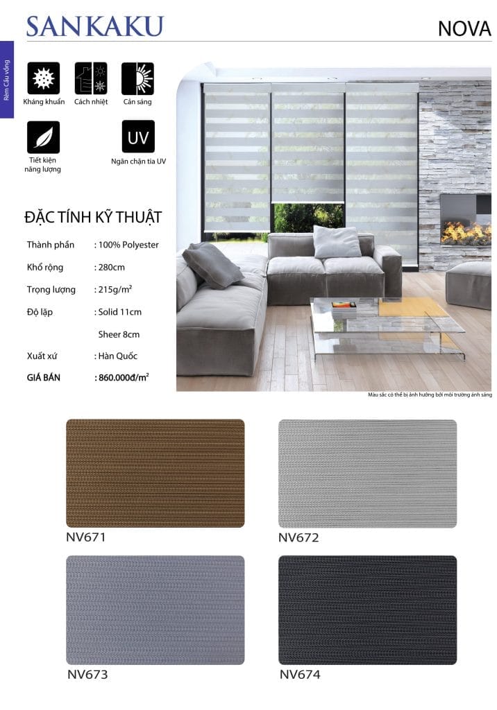 Rèm Cầu Vồng SKK NOVA