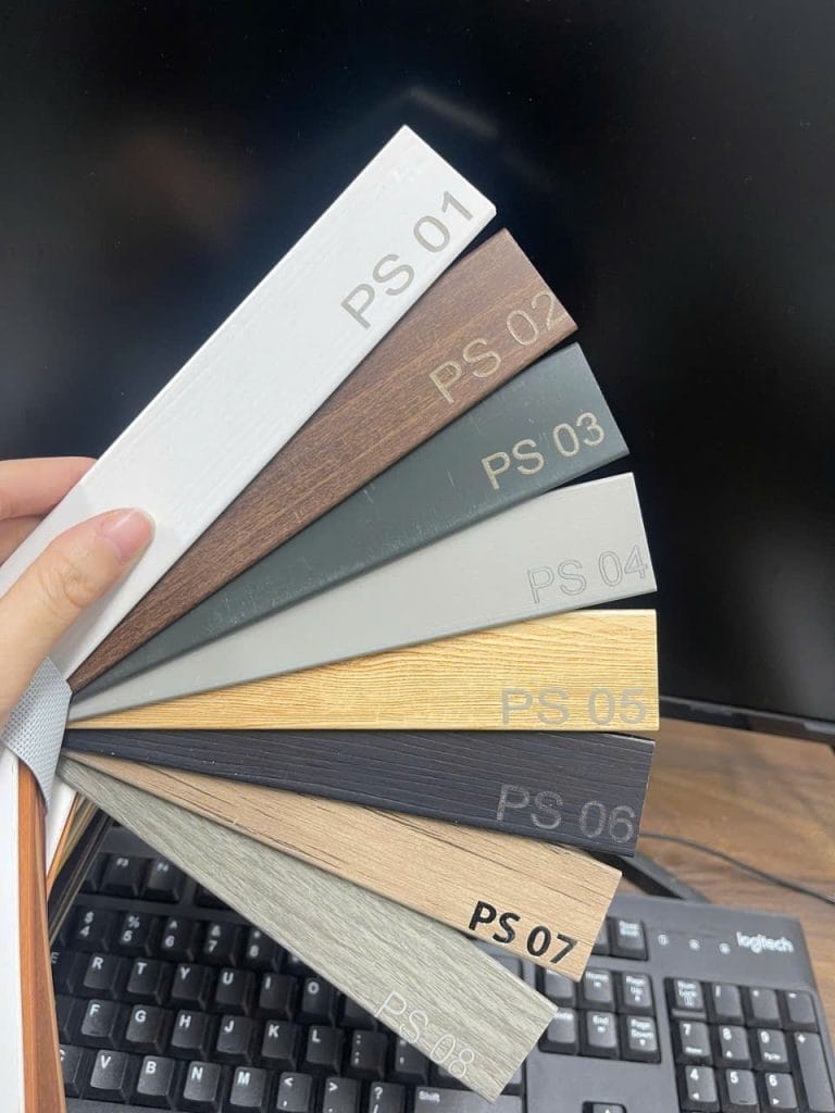 Rèm Sáo Nhựa Giả Gỗ 35mm PS01-PS08