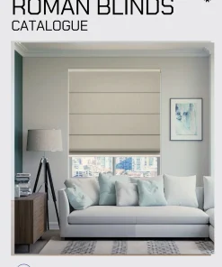 Rèm Roman Trơn SANKAKU: Nét Cổ Điển Hiện Đại và Sang Trọng cho Mọi Không Gian