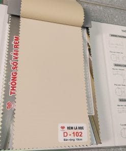 rèm lá dọc trơn D-102