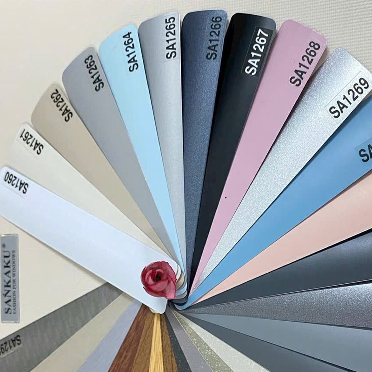 Rèm Sáo Nhôm Vân Trơn SA1260-SA1269