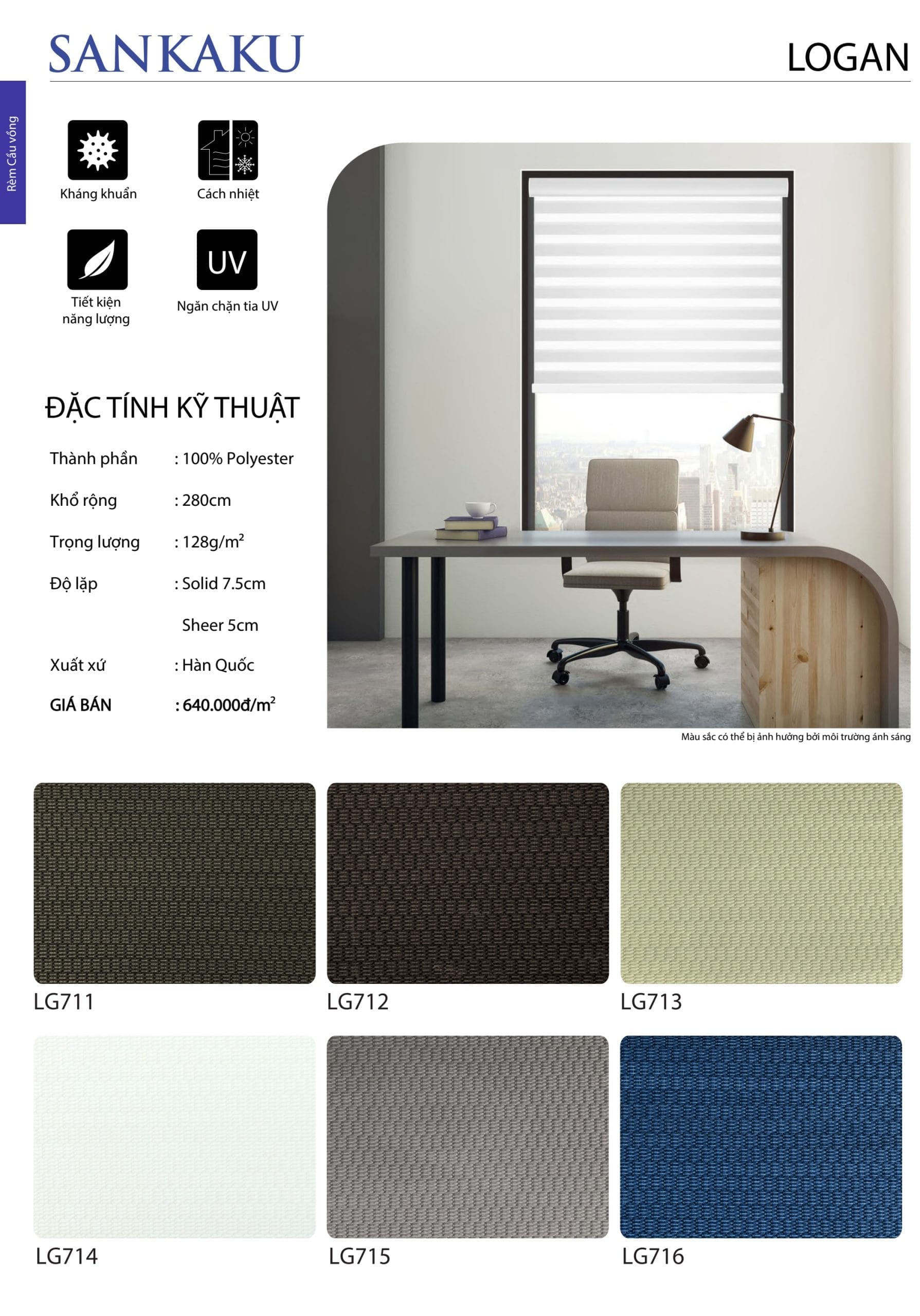 Rèm Cầu Vồng SKK LOGAN