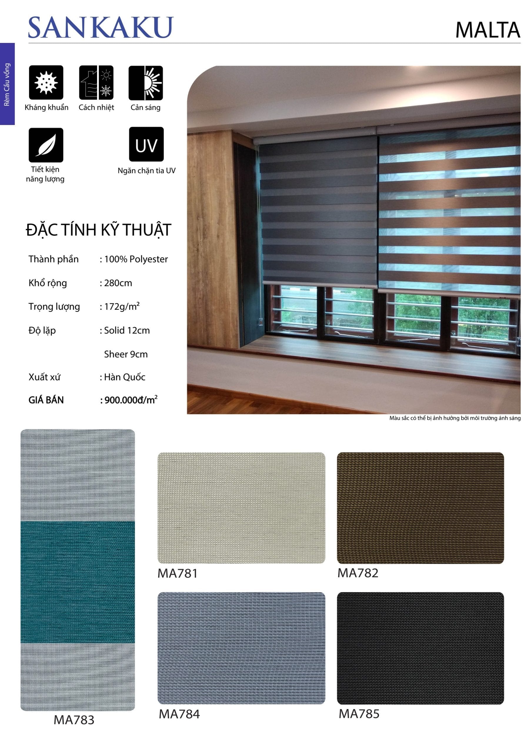 Rèm Cầu Vồng SKK MALTA