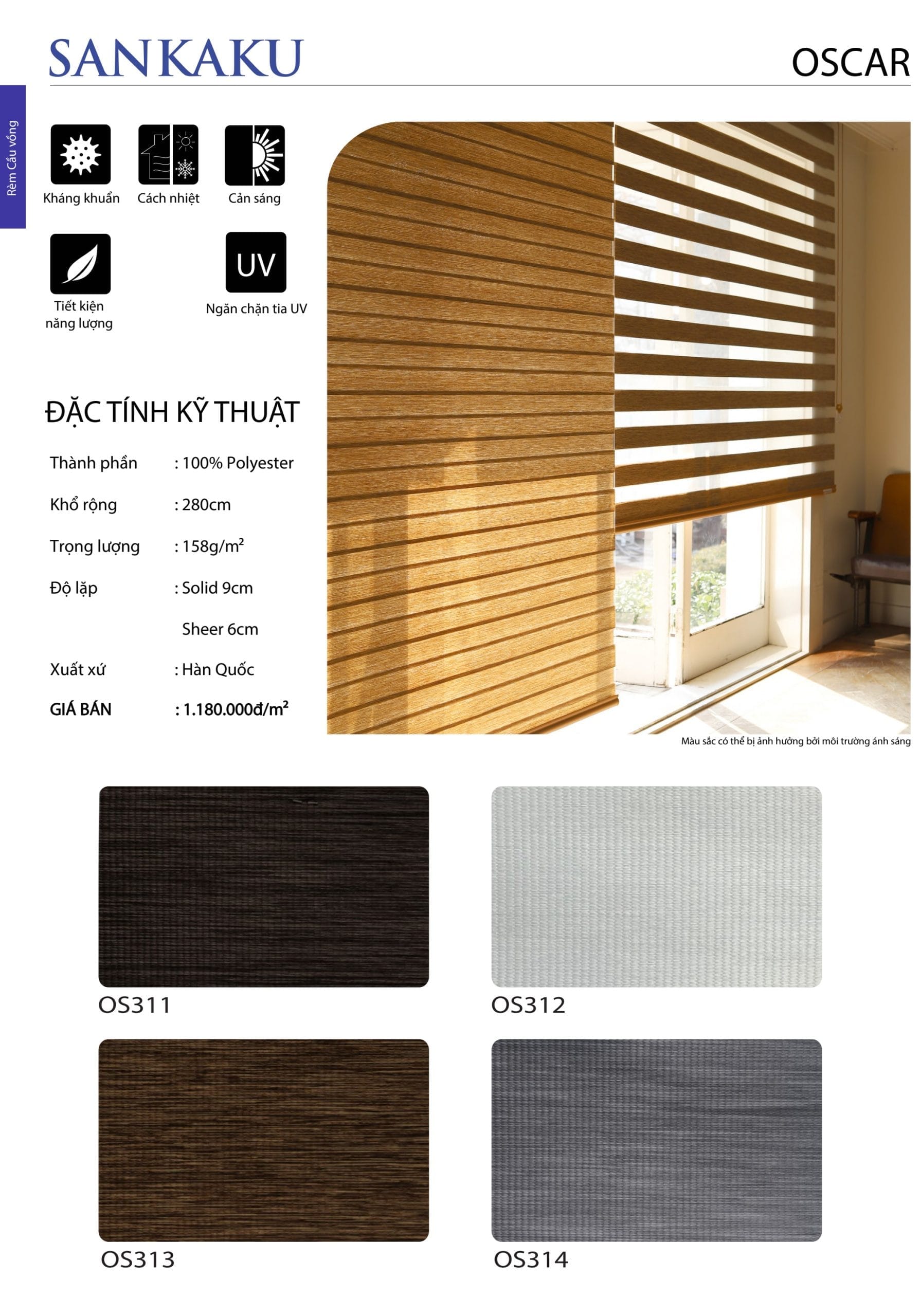 Rèm Cầu Vồng SKK OSCAR