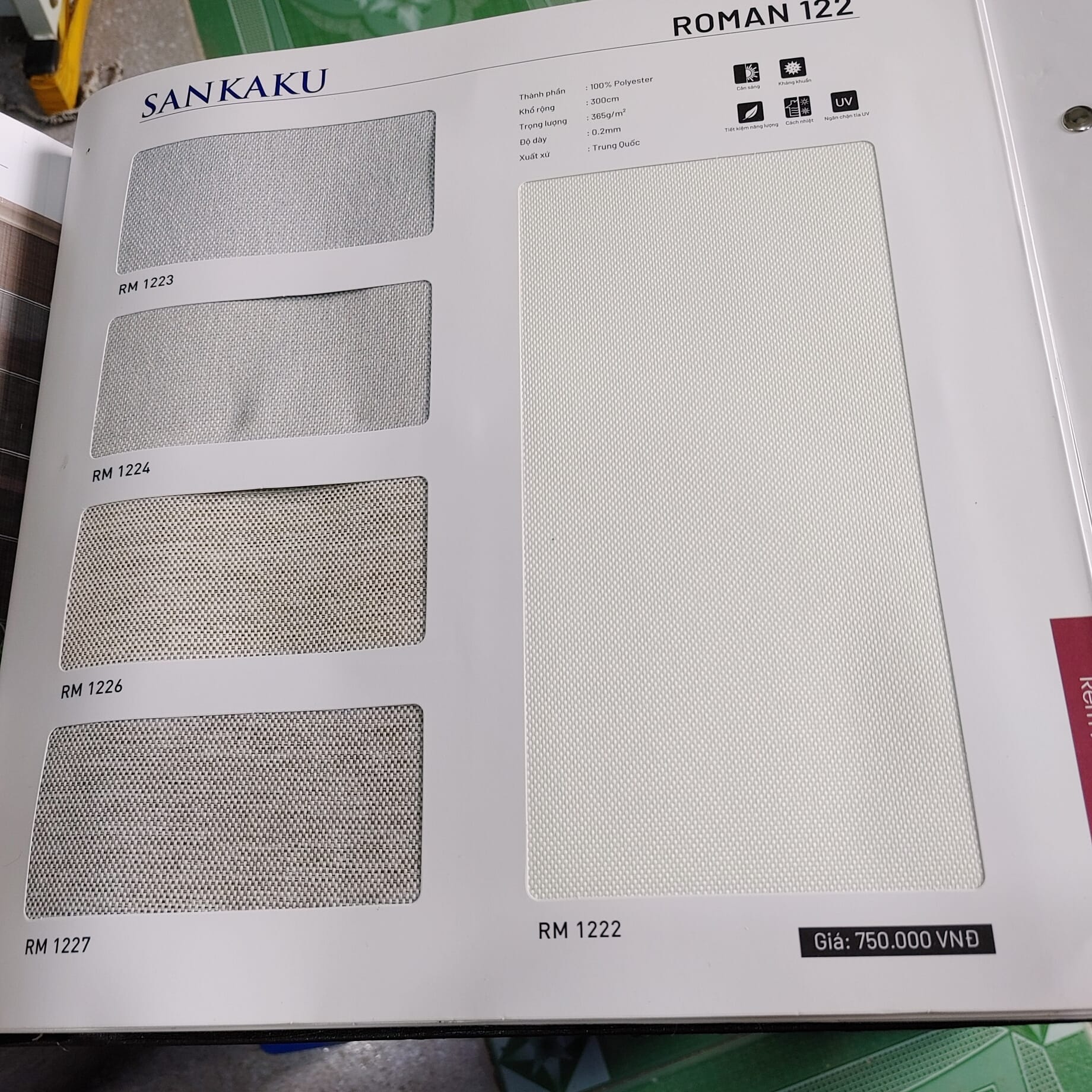 Rèm Roman Vải Bố SANKAKU: Nét Đẹp Mộc Mạc, Ấm Cúng Cho Không Gian